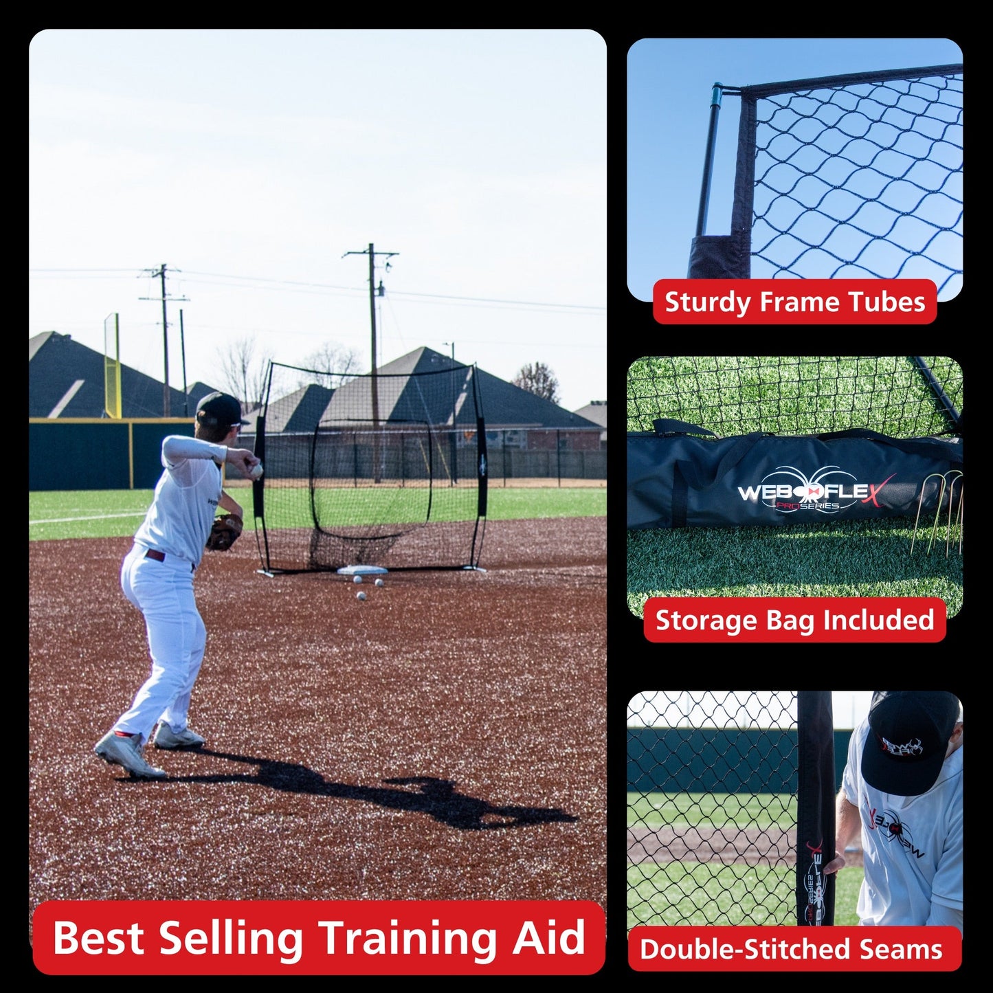 Web Flex Spider Series 7x7 Sock Net Screen