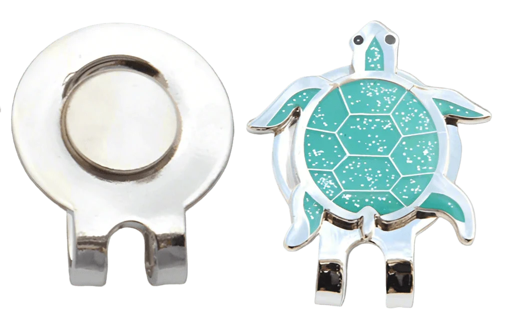 "Turtley Accurate" Magnetic Golf Ball Marker & Hat Clip