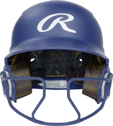 Rawlings Mach Hi-Viz Matte Softball Batting Helmet with Facemask