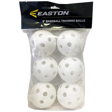 Easton 9 Inch Plastic Training Balls 6-Pack