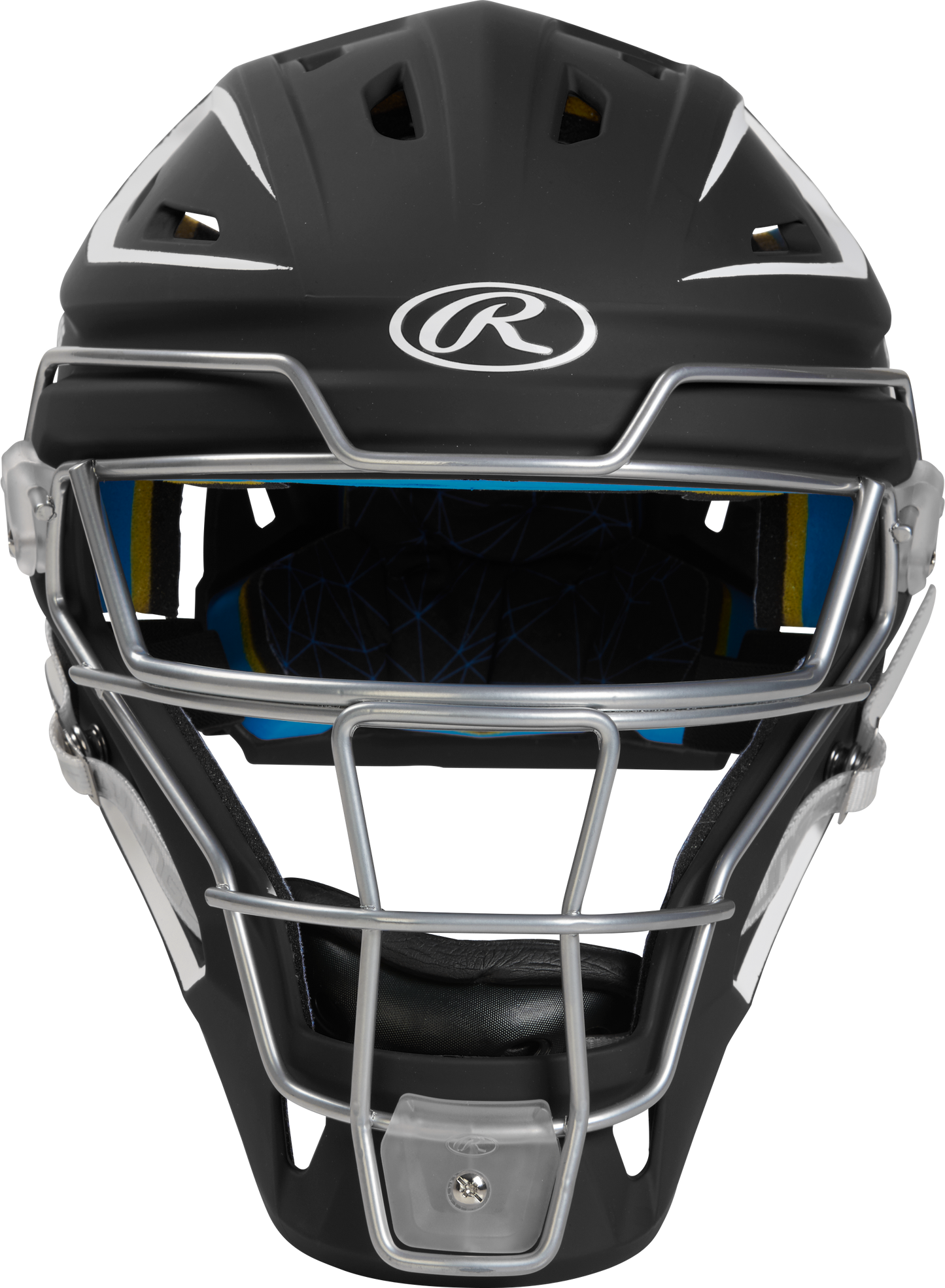 Rawlings Mach Two-Tone Matte Hockey Style Catcher's Helmet