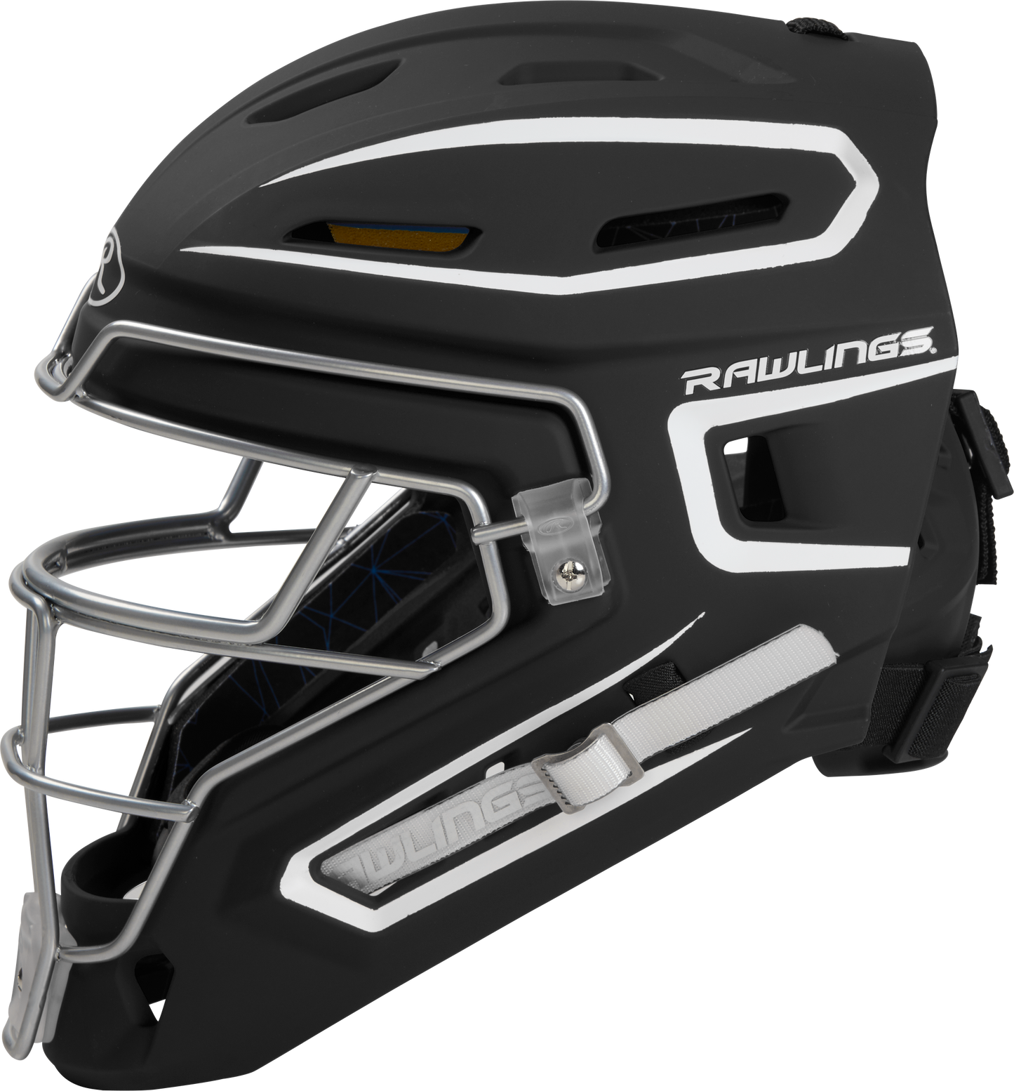 Rawlings Mach Two-Tone Matte Hockey Style Catcher's Helmet