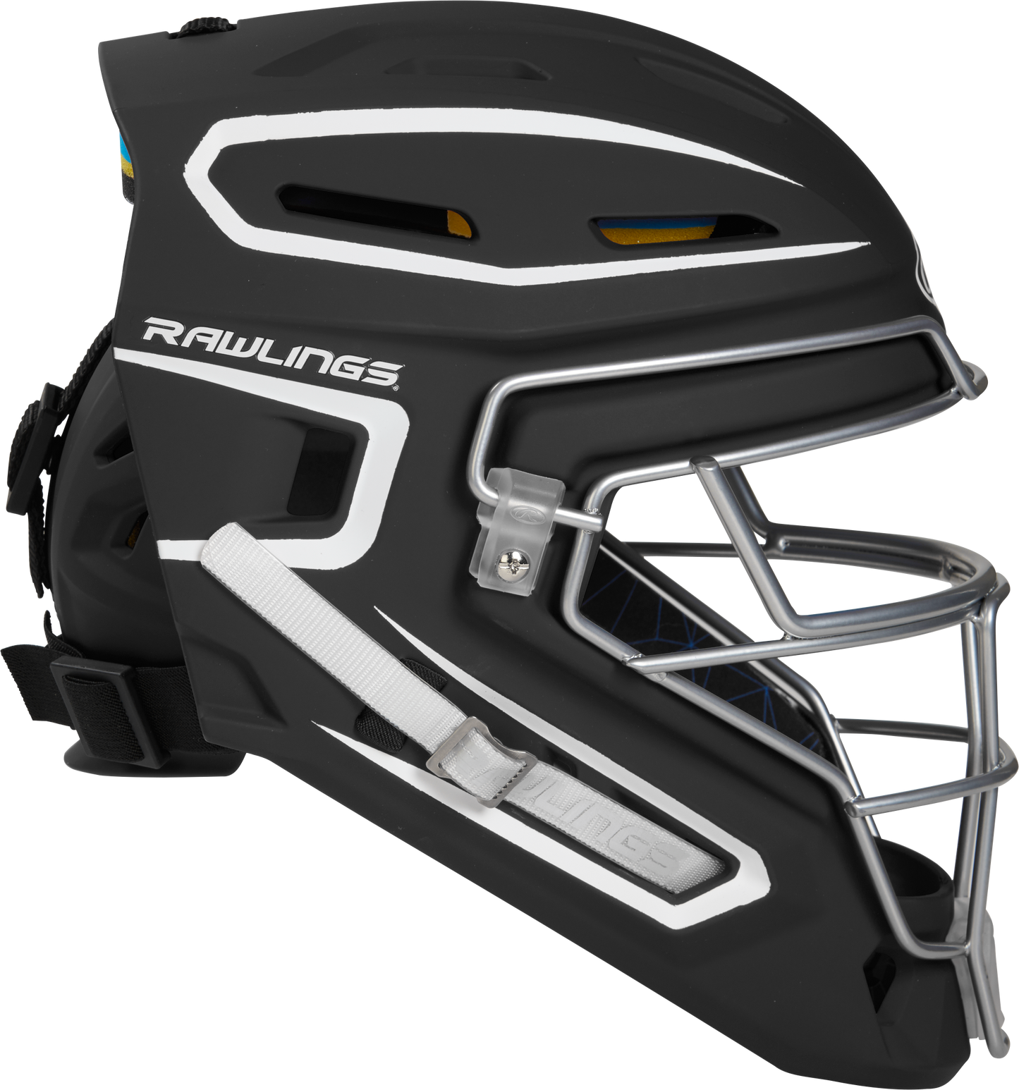 Rawlings Mach Two-Tone Matte Hockey Style Catcher's Helmet