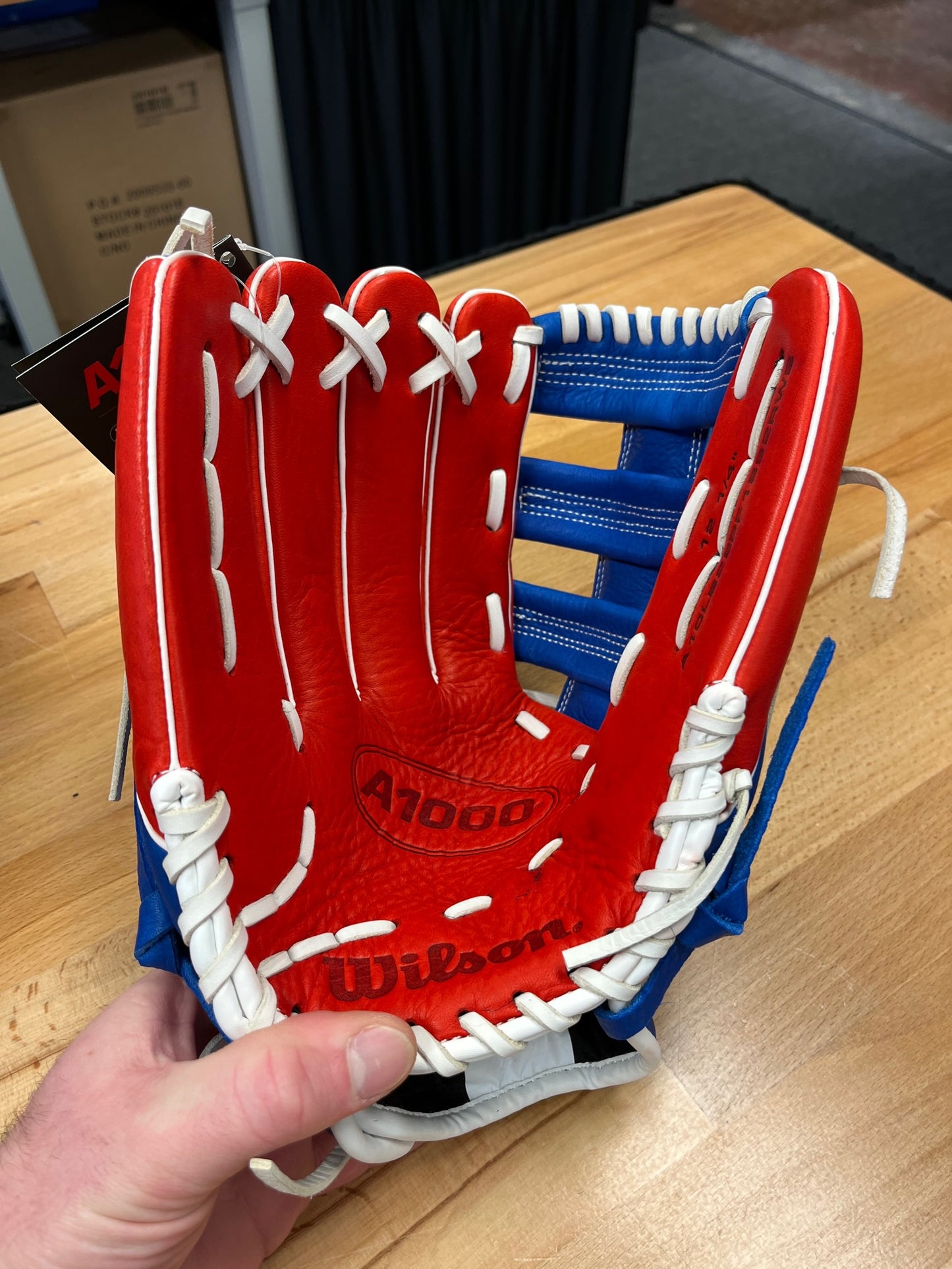 Wilson 2022 A1000 PF1892 RWB 12.25" GLOVE: WBW1008401225