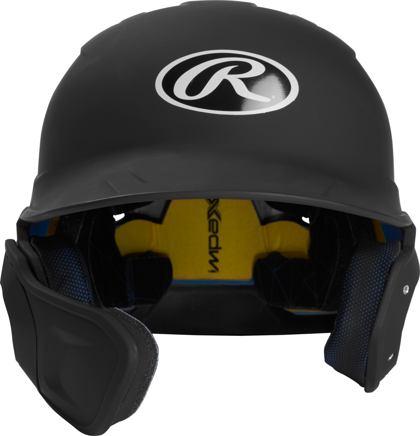 Rawlings Mach Matte Batting Helmet with Left Handed Batter Extension