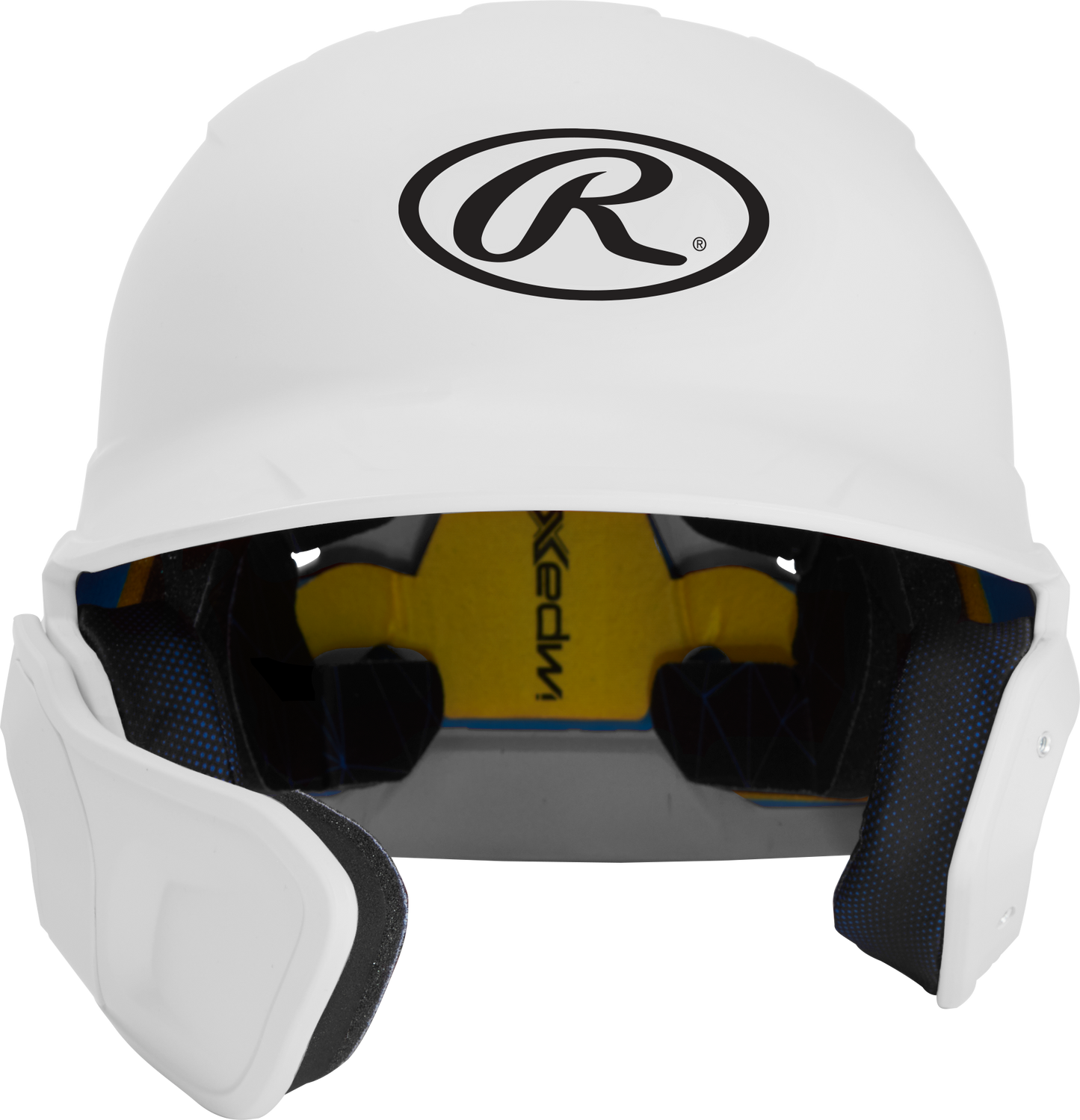 Rawlings Mach Matte Batting Helmet with Left Handed Batter Extension