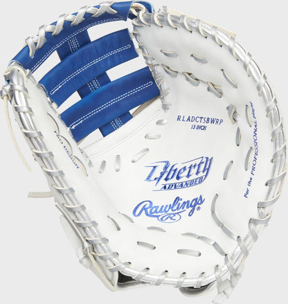 RAWLINGS LIBERTY ADVANCED COLOR SERIES 13-INCH FIRST BASE MITT: RLADCTSBWRP