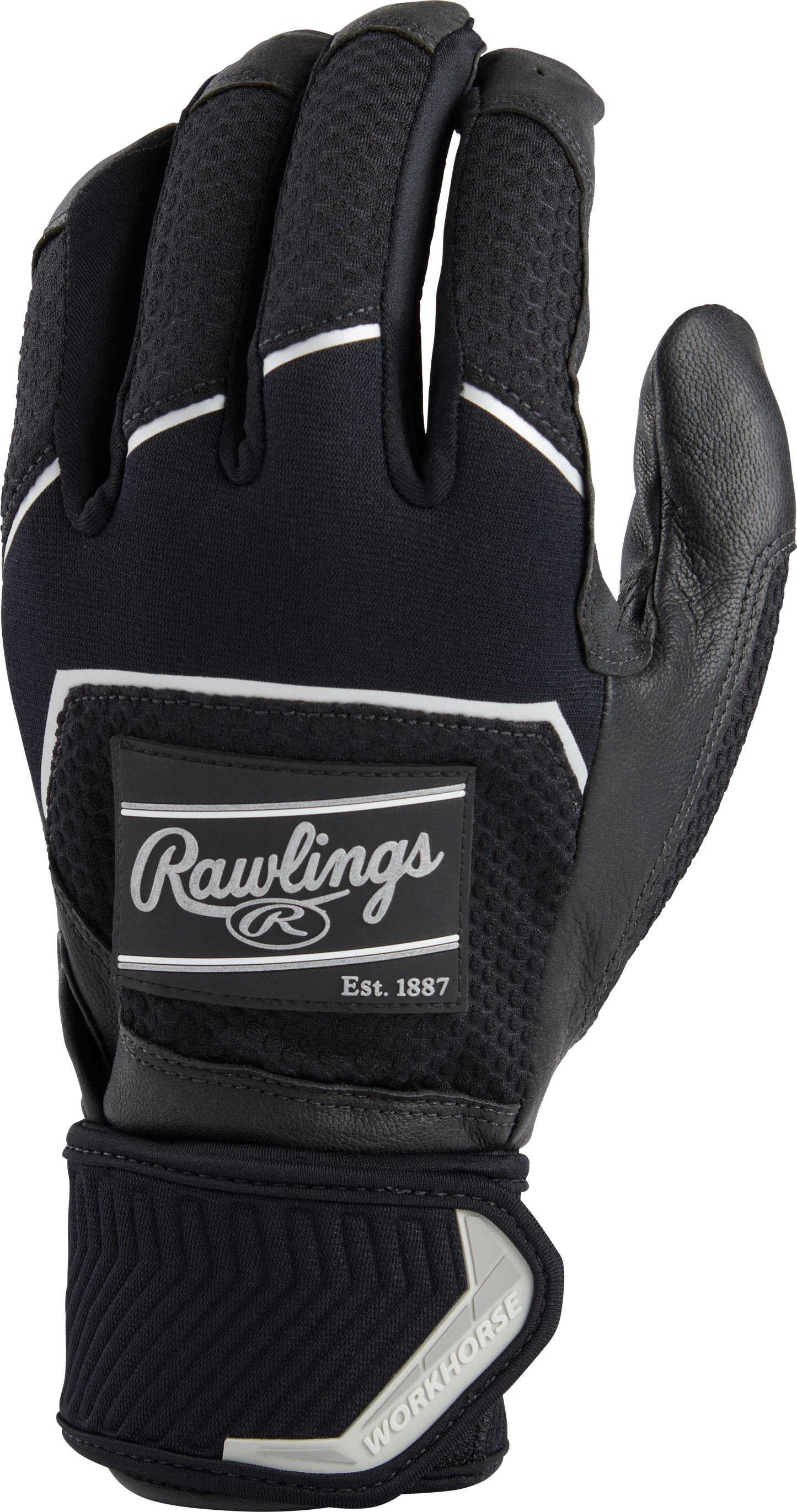 Rawlings Adult Workhorse Batting Glove w/Compression Strap