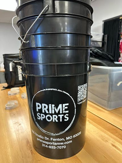 Prime Sports Rawlings 6gal Ball Bucket w/ Lid