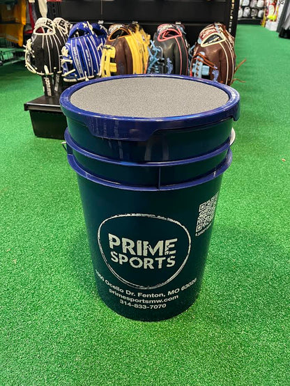 Prime Sports Rawlings 6gal Ball Bucket w/ Lid