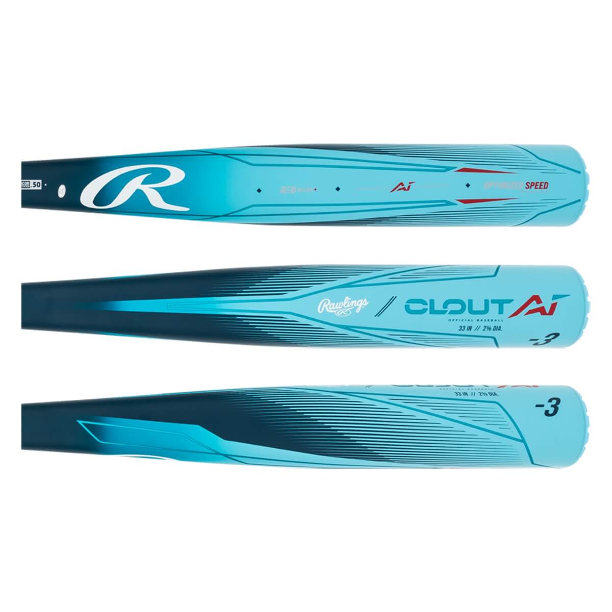 Rawlings (2024) Clout AI BBCOR Baseball Bat: RBB4C3