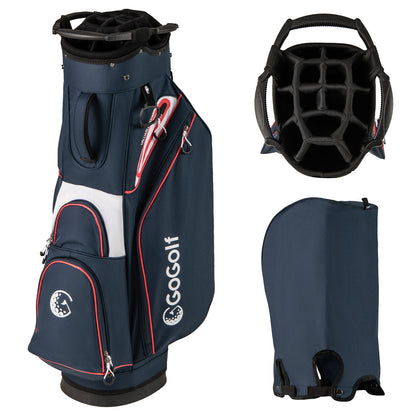Golf Cart Bag Lightweight Portable Golf Club Organizer Bag