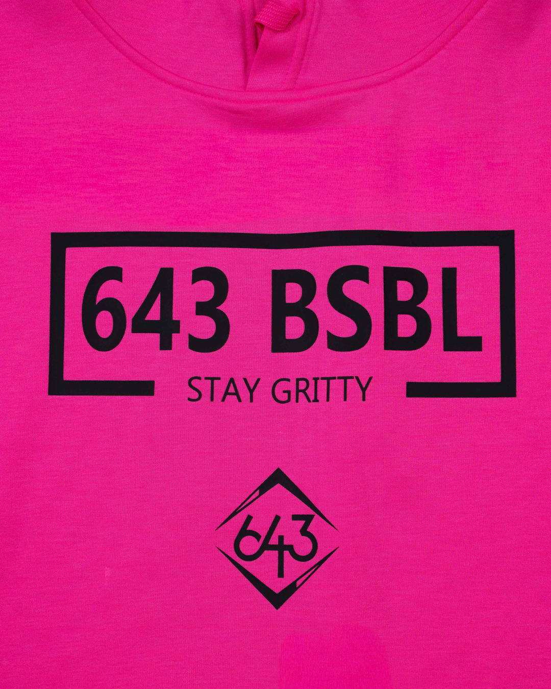 Short-Sleeve Hoodie - 643 Box Electric Pink V2