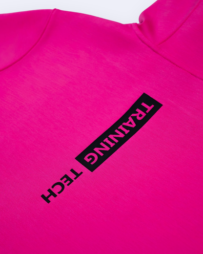 Short-Sleeve Hoodie - 643 Box Electric Pink V2