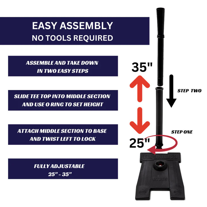 Rotor System USA Pro Adjustable Batting Tee BT366
