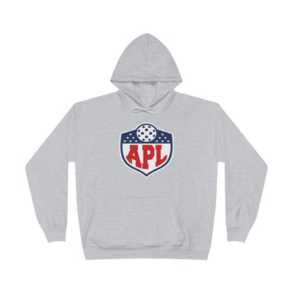 APL Pickleball Shield Hoodie — Retro Pickleball Pullover