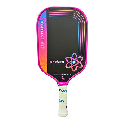 Proton Project Flamingo White/Pink Elongated 15MM Paddle & Cover