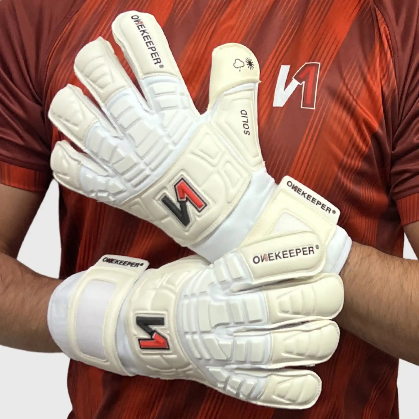 Solid All White - No Finger Protection