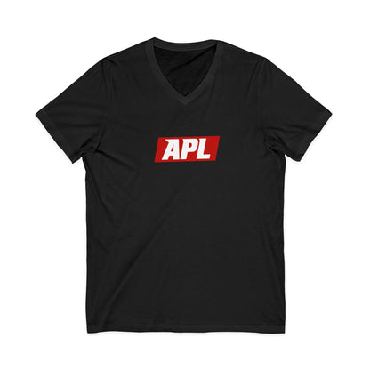Unisex Jersey Short Sleeve V-Neck Tee