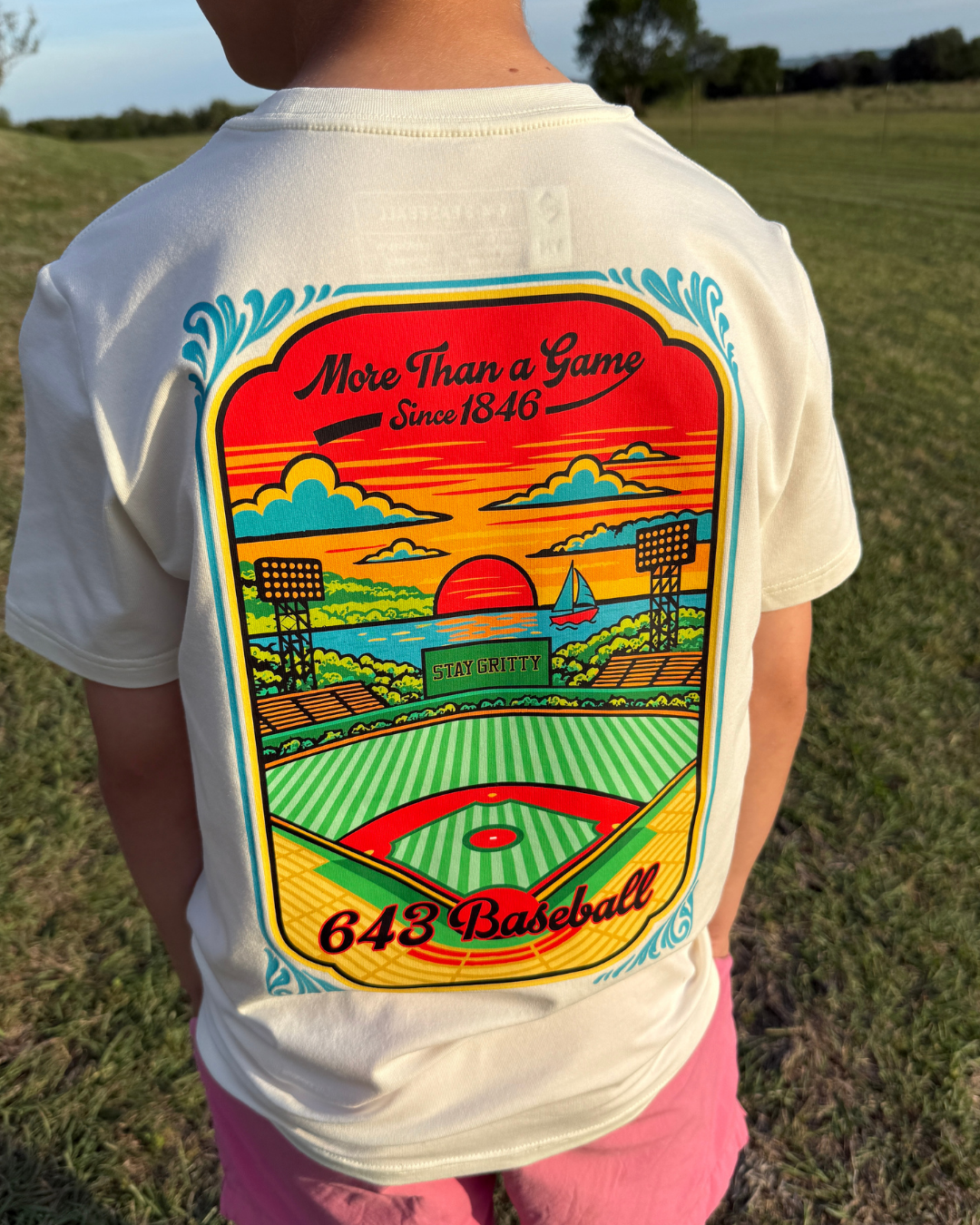 More Than A Game Youth Tee - Cream V2
