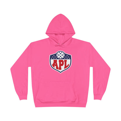 APL Pickleball Shield Hoodie — Retro Pickleball Pullover