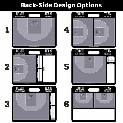 Custom 3x3 Basketball Coaching Board 11.4 x 9.4 in (Magnetic)
