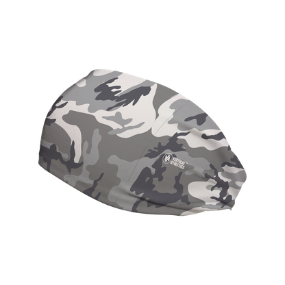 Cooling Headband: Gray Camo