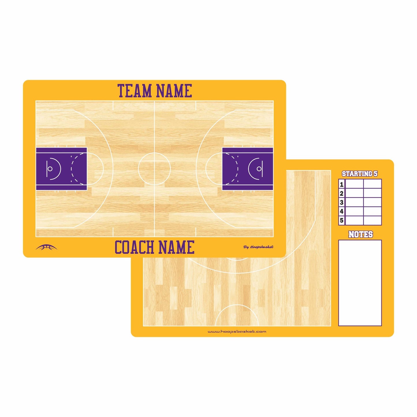 Custom NBA Basketball Coaching Board 15.7 x 10.6 in (Classic)