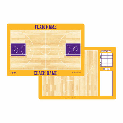 Custom NBA Basketball Coaching Board 15.7 x 10.6 in (Classic)