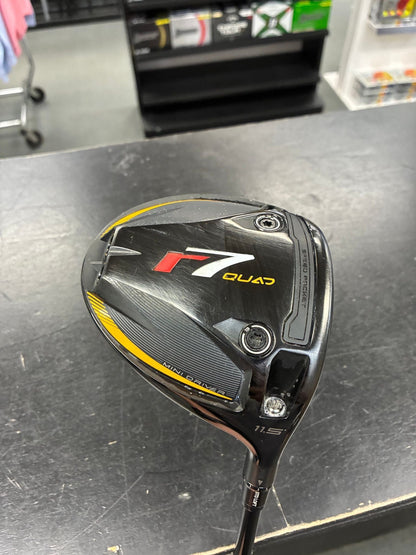 TaylorMade r7 Quad Mini Driver Right Hand 11.5° Stiff Flex (Used)