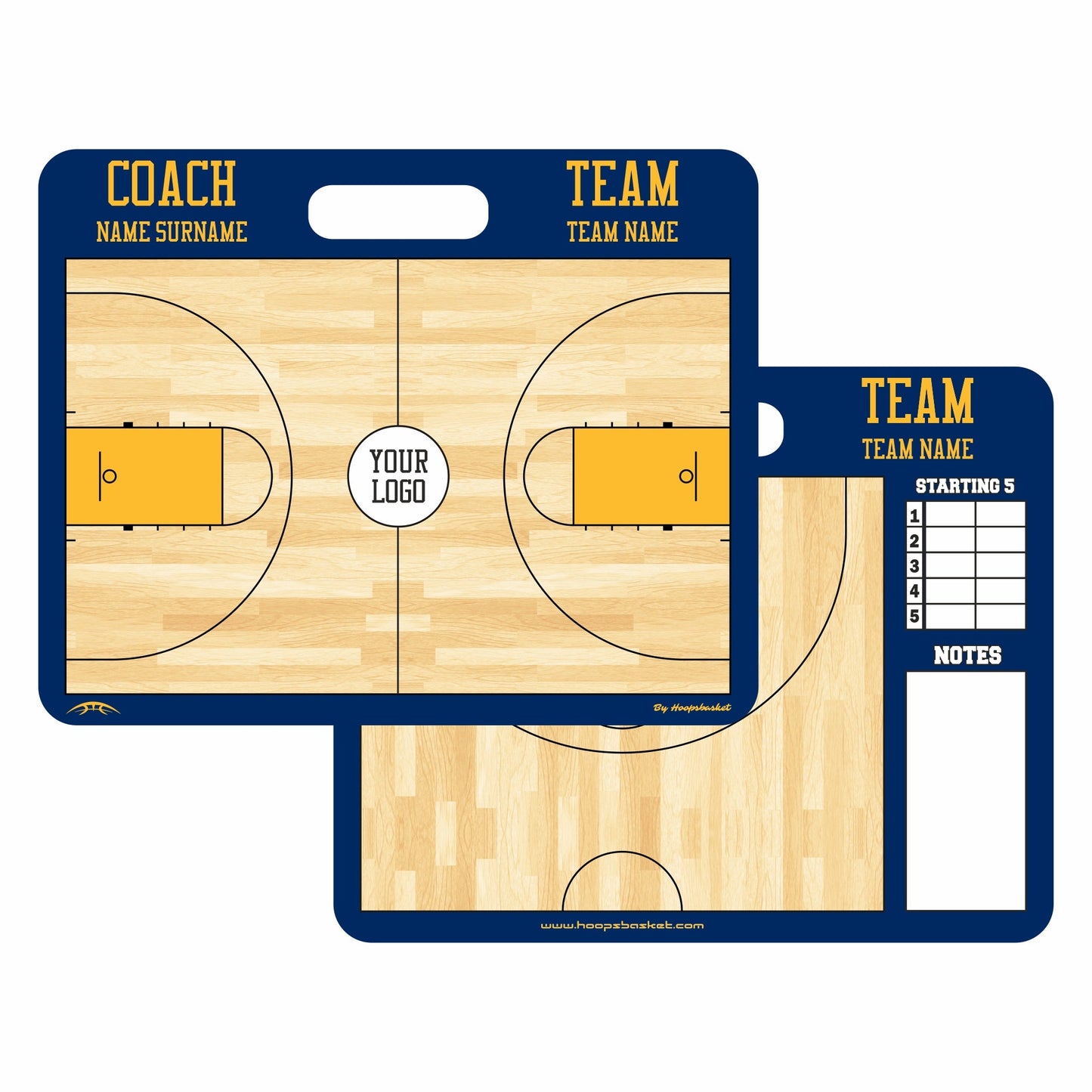 Custom Women's NCAA Basketball Coaching Board 22 x 17.5 in (Magnetic)