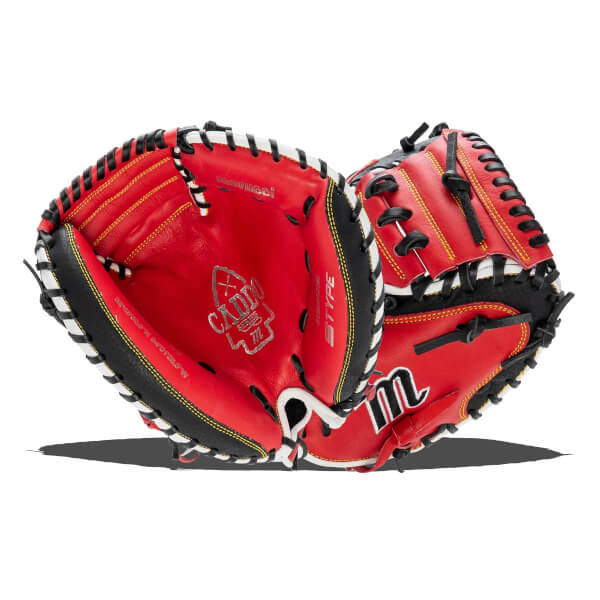 Marucci Caddo 31.00" Youth Baseball Catcher's Mitt: MFG2CD3100-R/BK