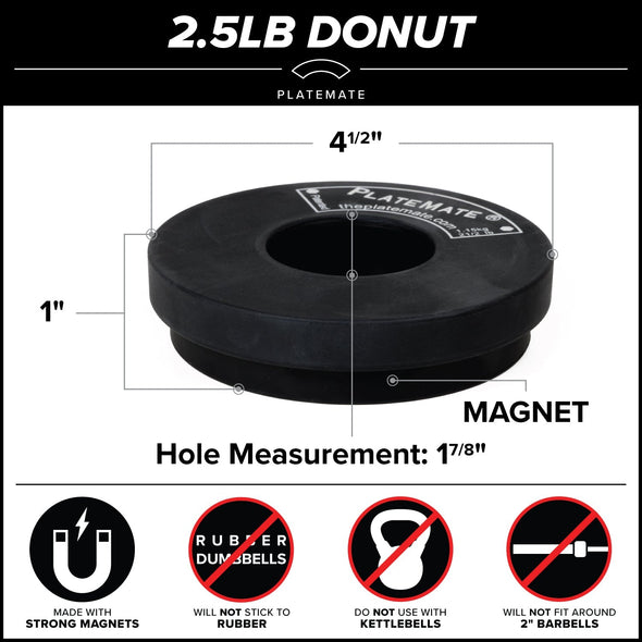 2.5 lb Donut PlateMate (Pair) (OPI)