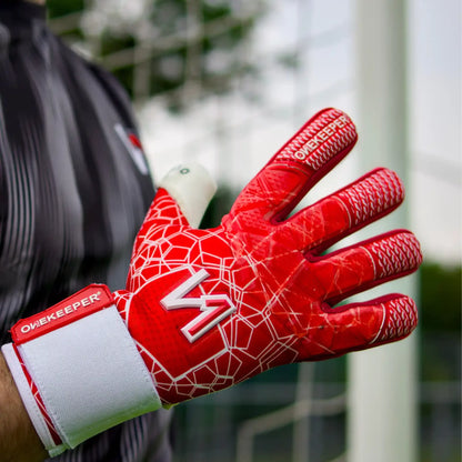 C-TEC Red and White with Thin Neoprene Backhand for Cold Weather
