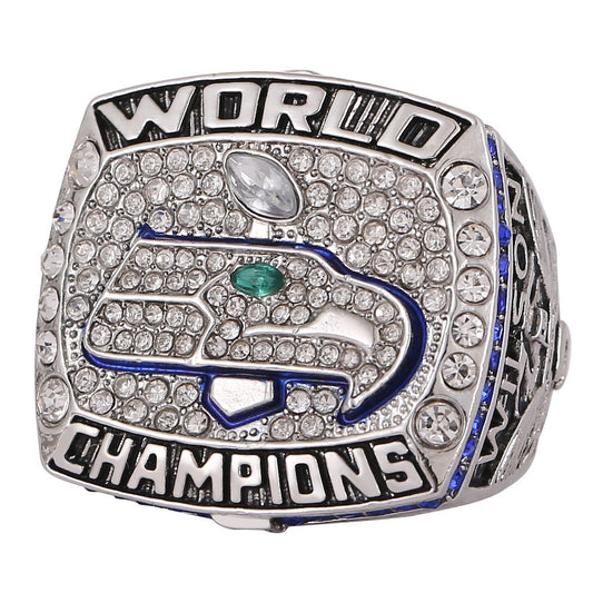 2013 Seattle Football Championship XLVIII Ring Replica - Perfect Fan Gift & Memorabilia