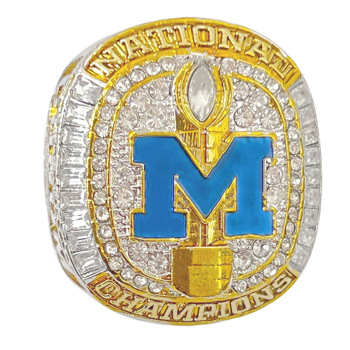 2024 Michigan College Championship Ring Set – Replica Fan Collectible Gift