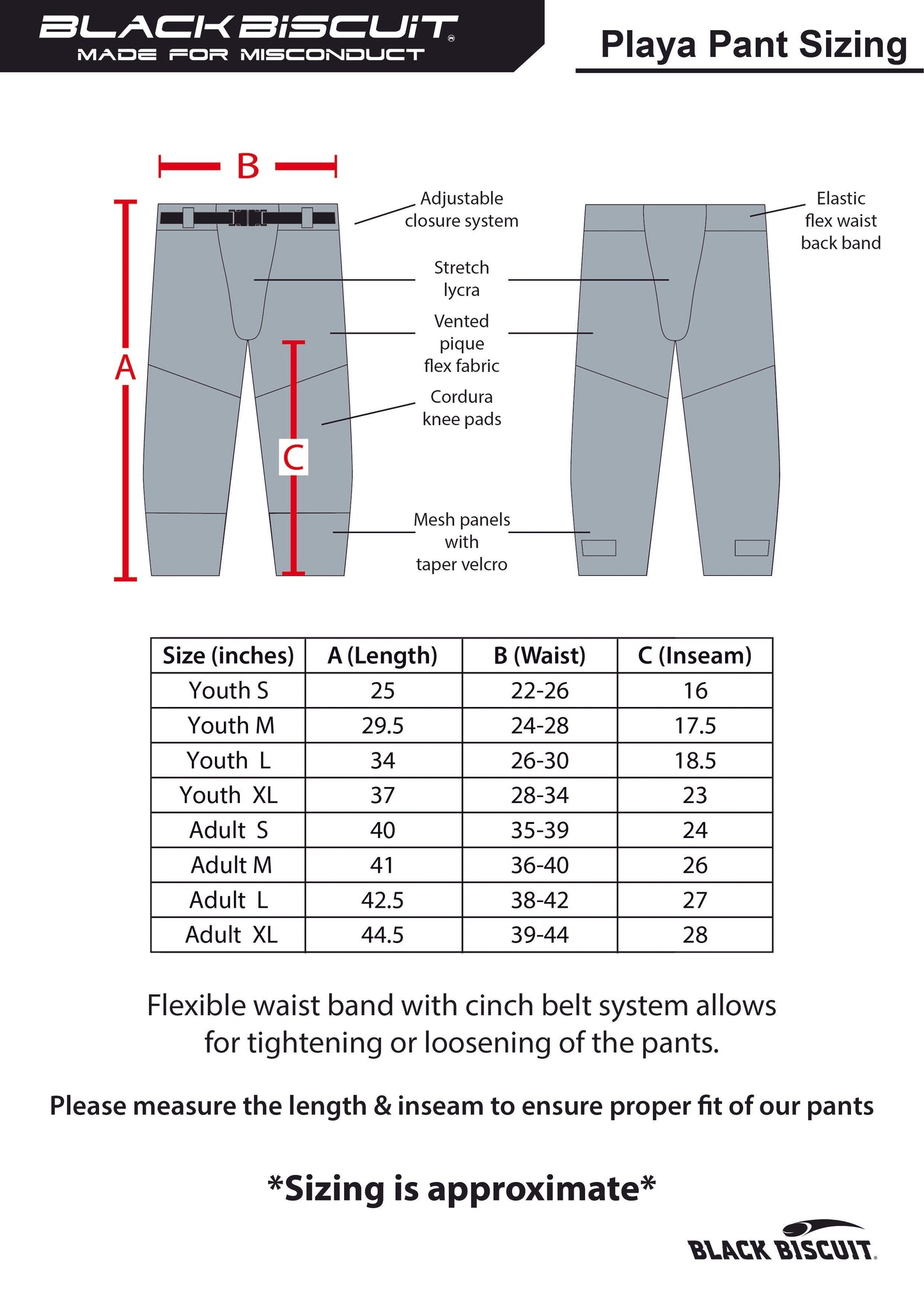"PLAYA" Inline Hockey Pant - Black/Pink