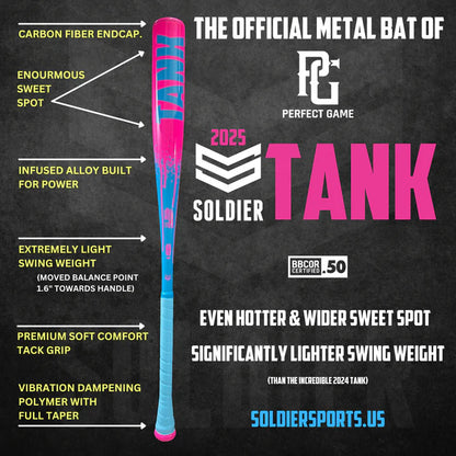 Soldier Tank 2025 BBCOR Baseball Bat