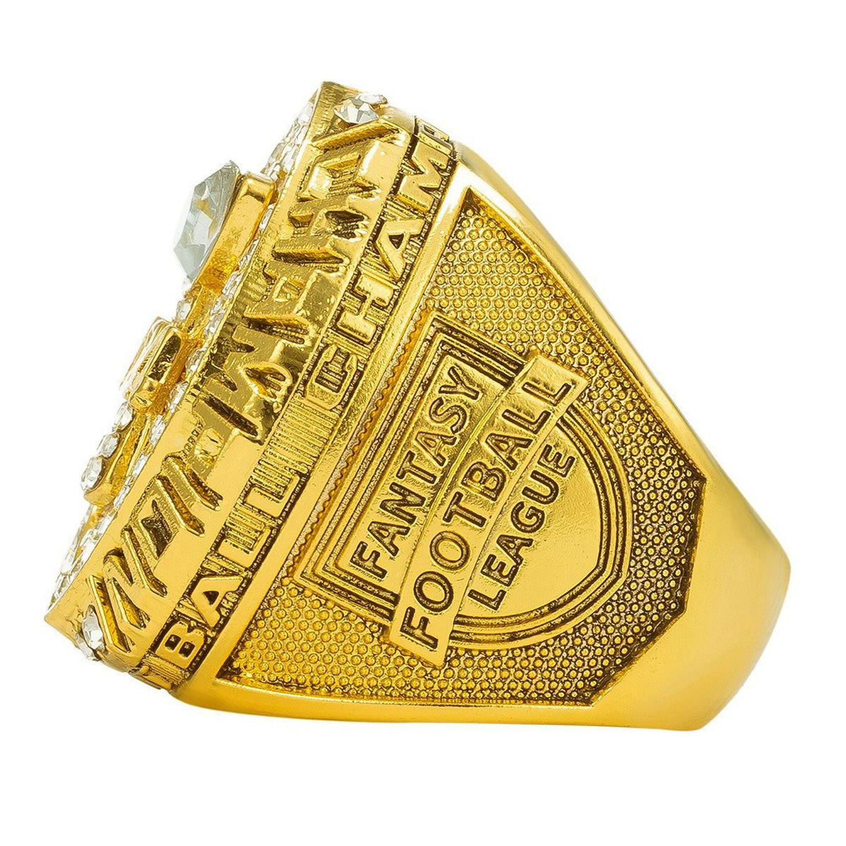 2026 Fantasy Football Champion Ring – Gold FFL Championship Ring