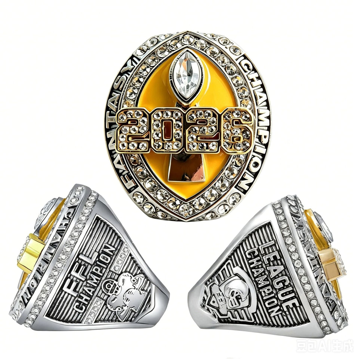 New Arrival 2026 Fantasy Football Championship Ring