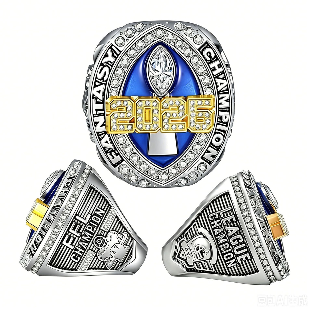 New Arrival 2026 Fantasy Football Championship Ring