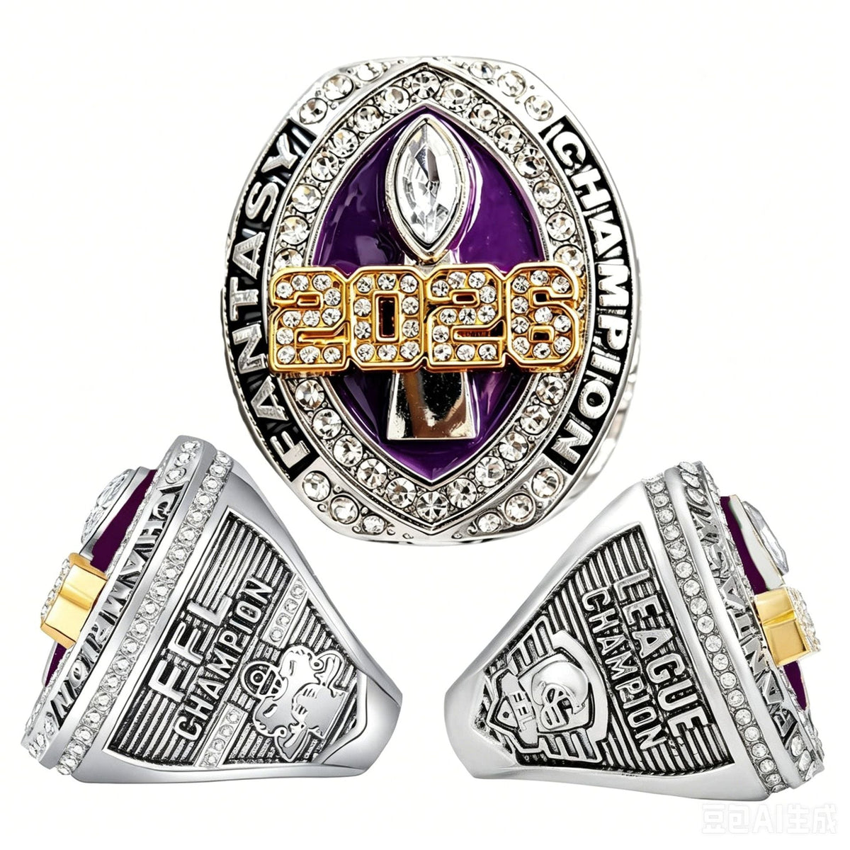 New Arrival 2026 Fantasy Football Championship Ring