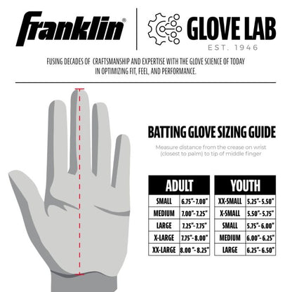 Franklin MLB CFX Pro Chrome Adult Batting Gloves