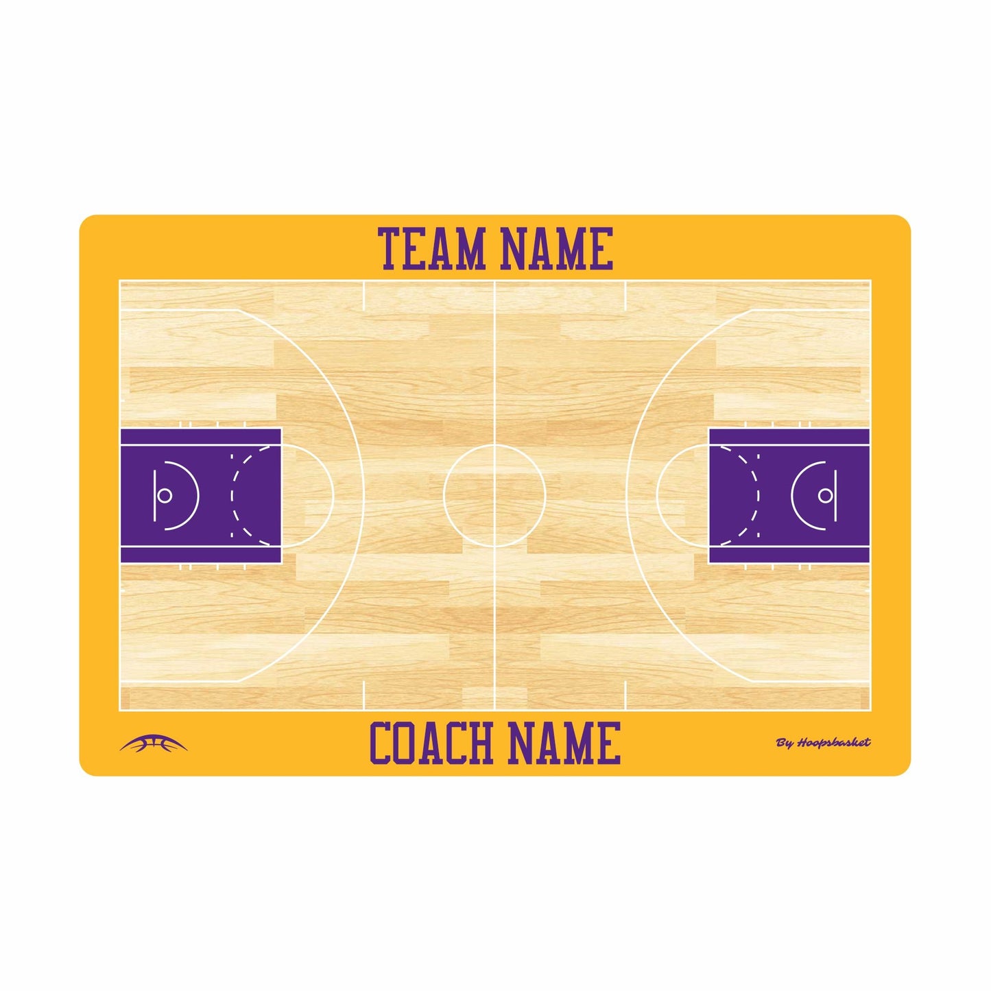 Custom NBA Basketball Coaching Board 15.7 x 10.6 in (Classic)