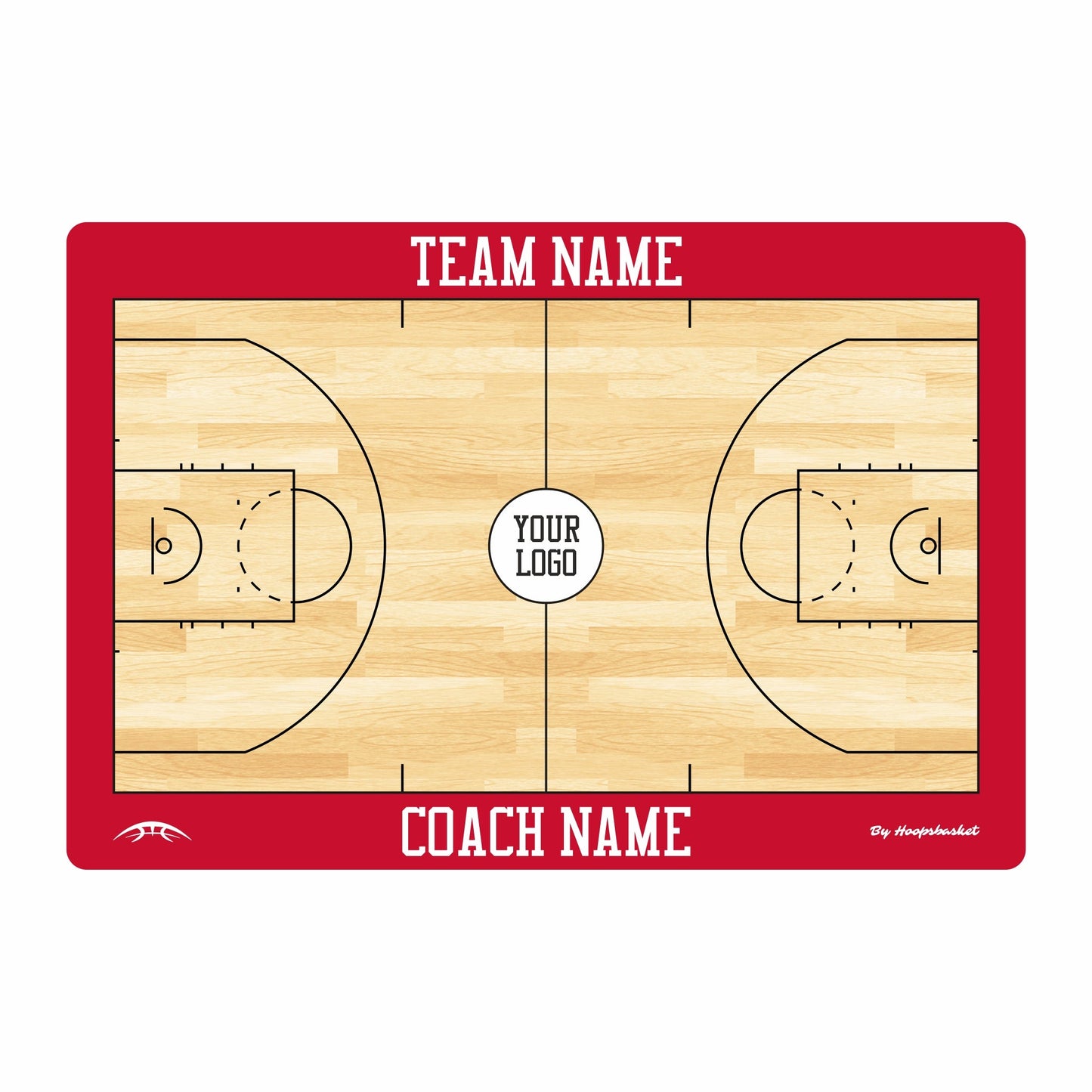 Custom WNBA Basketball Coaching Board 15.7 x 10.6 in (Classic)