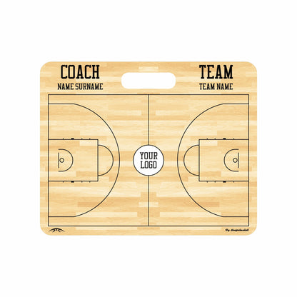 Custom FIBA Basketball Coaching Board 11.4 x 9.4 in (Magnetic)