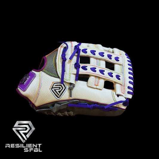 Resilient SFBL Youth Fastpitch Softball Glove Endless Summer Double Braid 12"