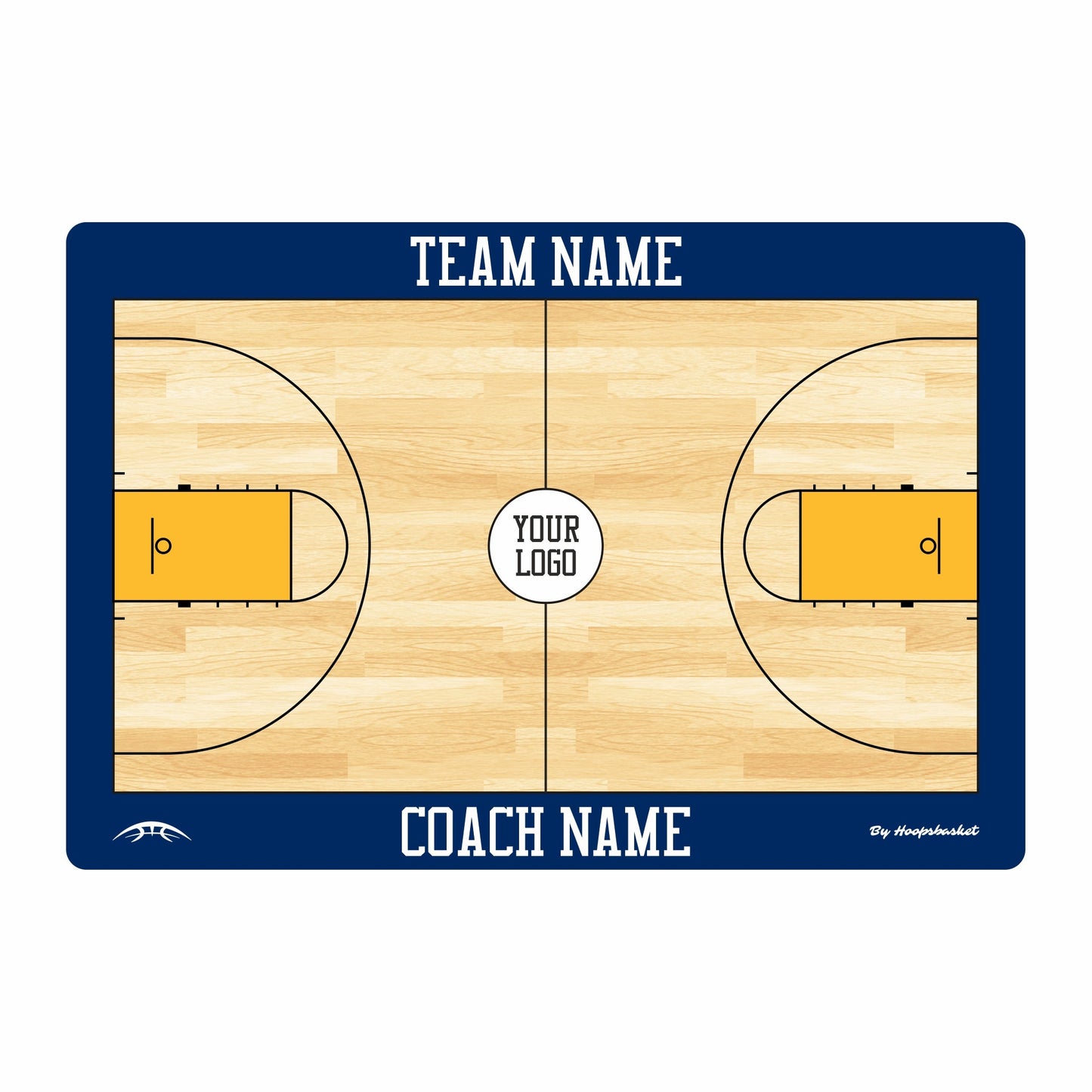 Custom Women's NCAA Basketball Coaching Board 15.7 x 10.6 in (Classic)