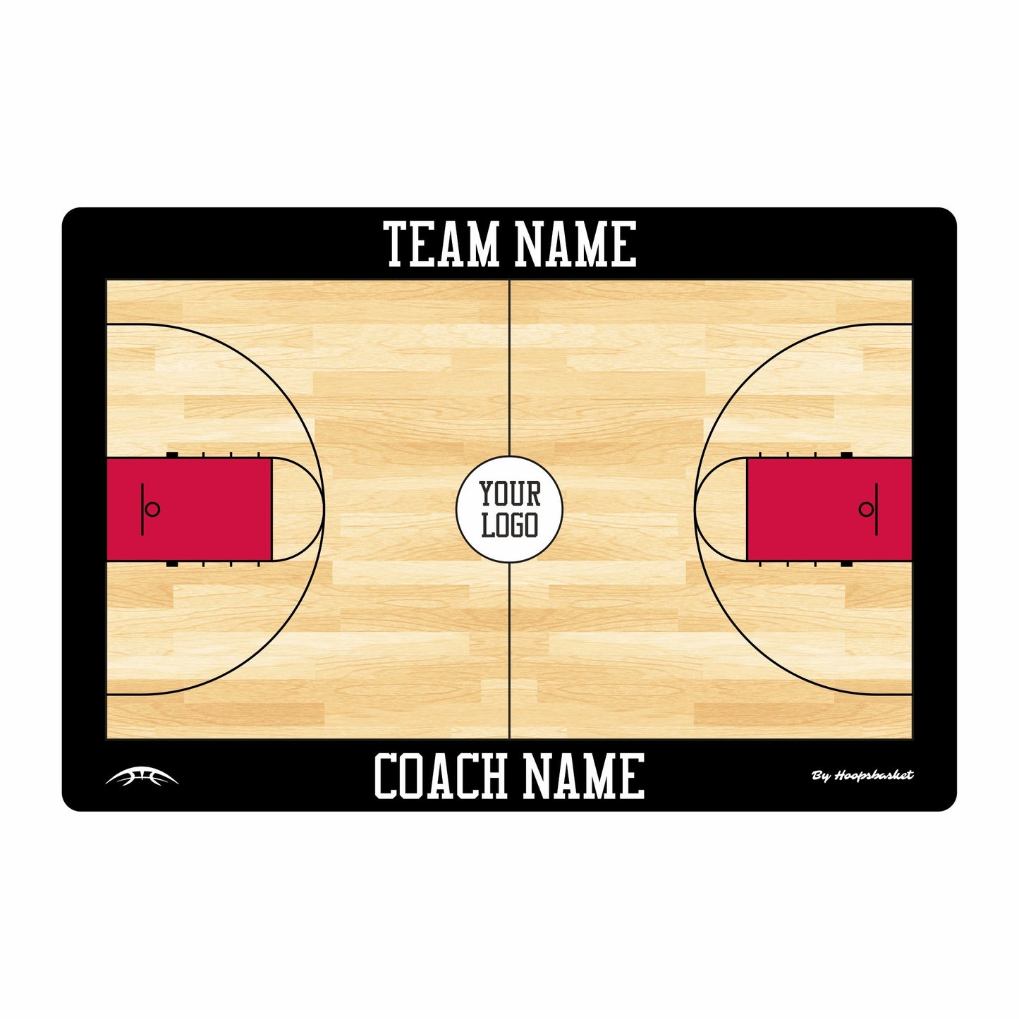 Custom High School Basketball Coaching Board 15.7 x 10.6 in (Classic)
