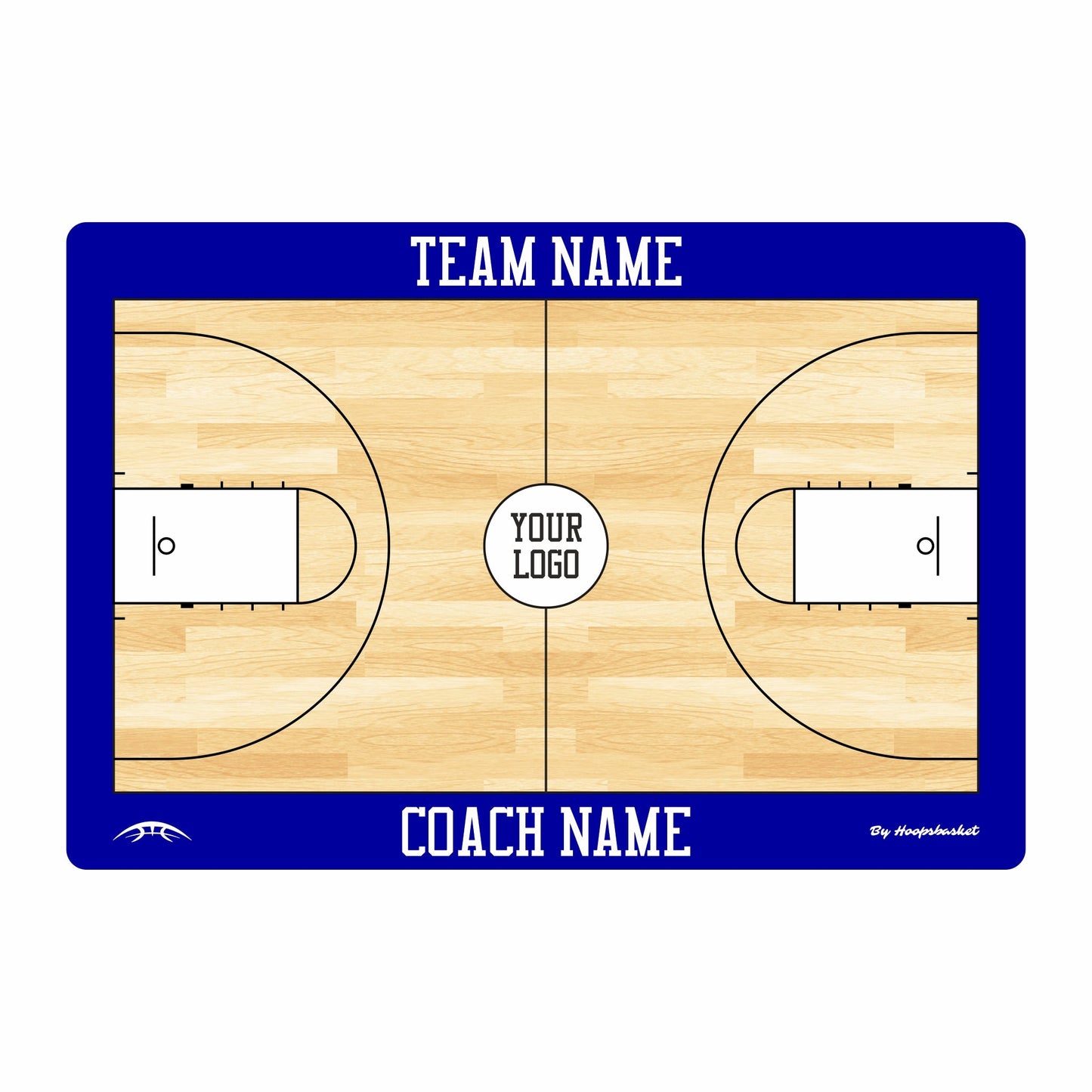 Custom Men's NCAA Basketball Coaching Board 15.7 x 10.6 in (Classic)